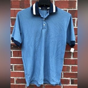 Vintage Chip Beck Collection Men's Small Golf Polo Short Sleeve Shirt Blue S